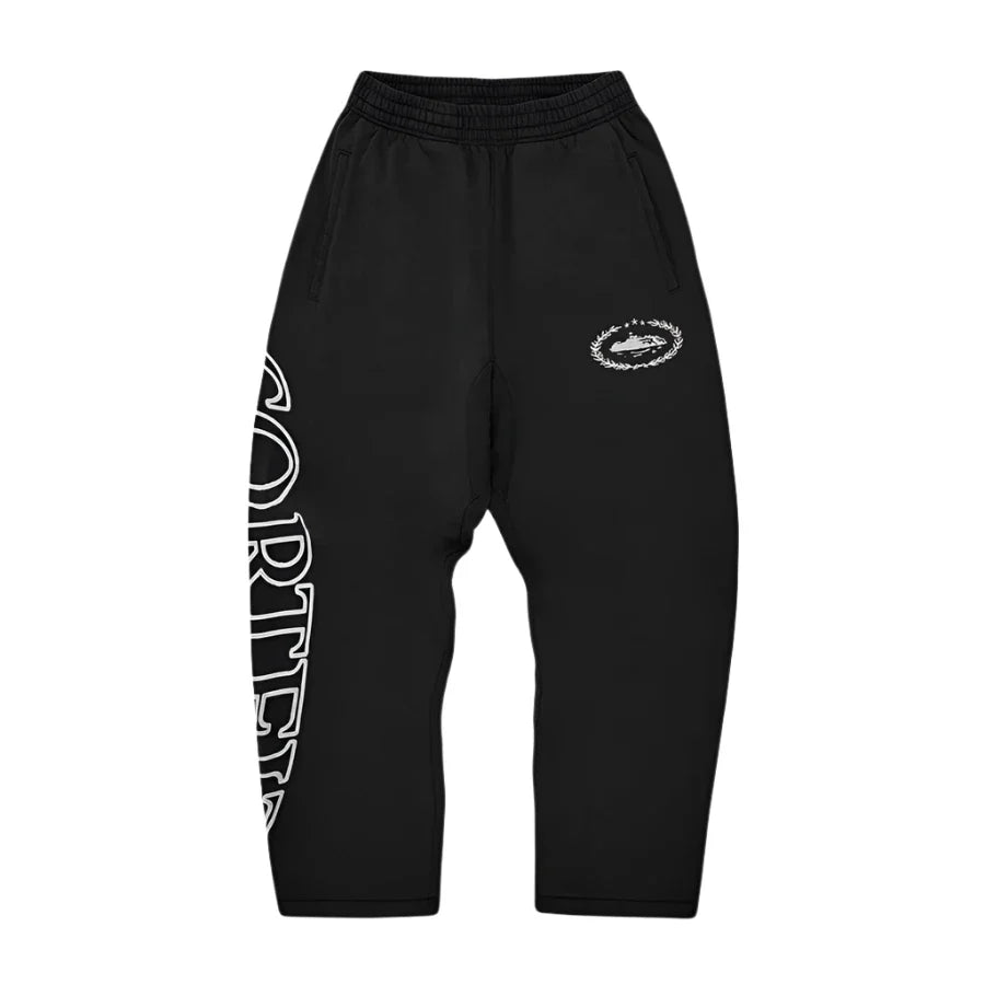 Corteiz Superior Royale Zip Jogger- Black