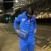 Trapstar Decoded Hooded Tracksuit Dazzling Blue/White